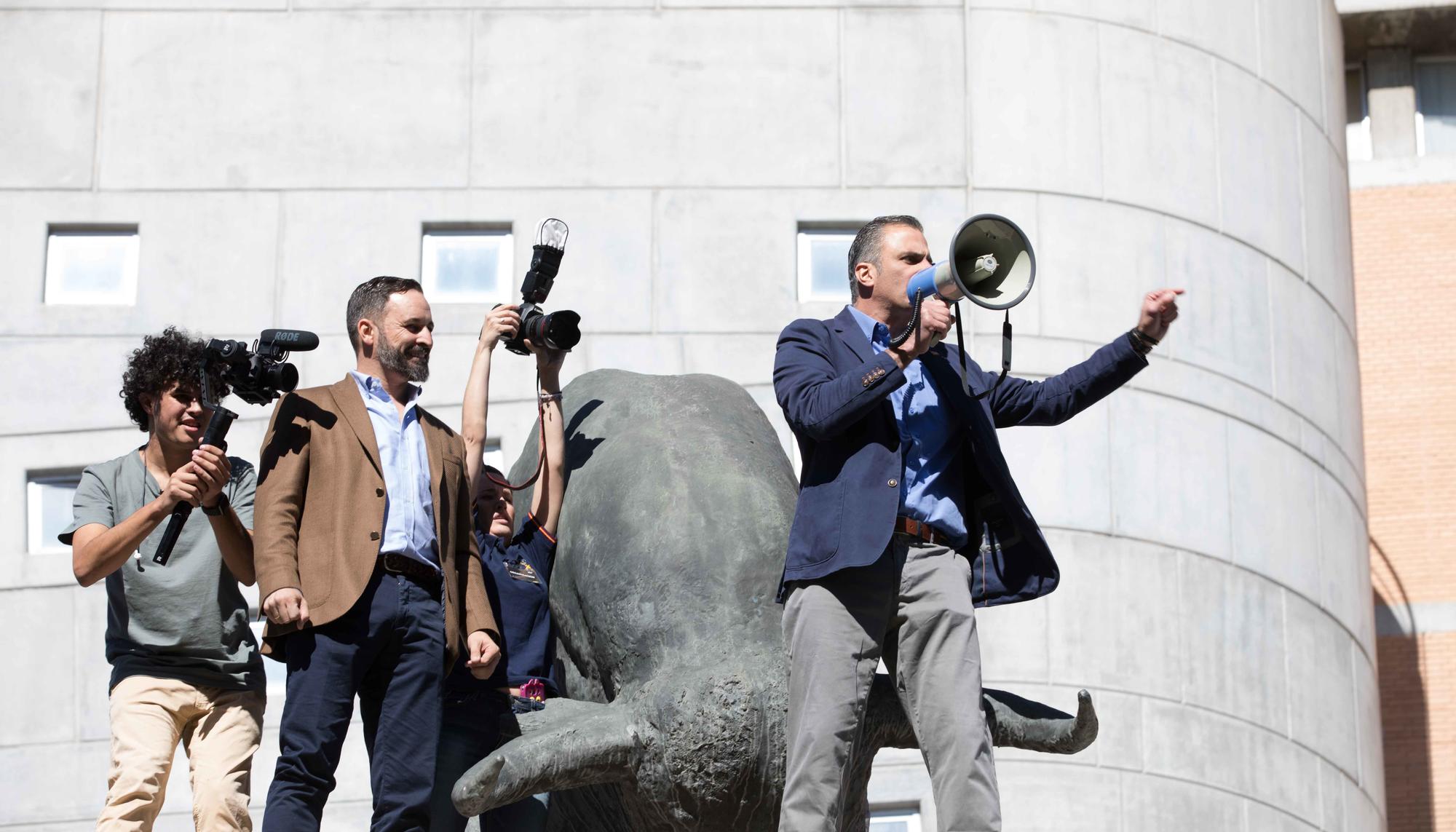 Santiago Abascal en Vistalegre